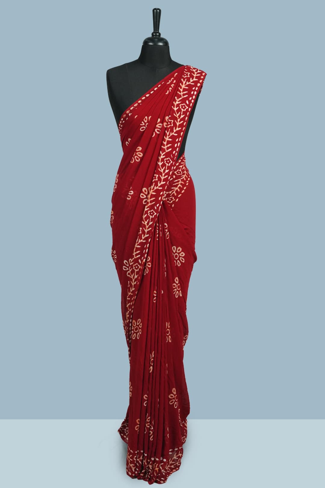 Red Georgette Saree