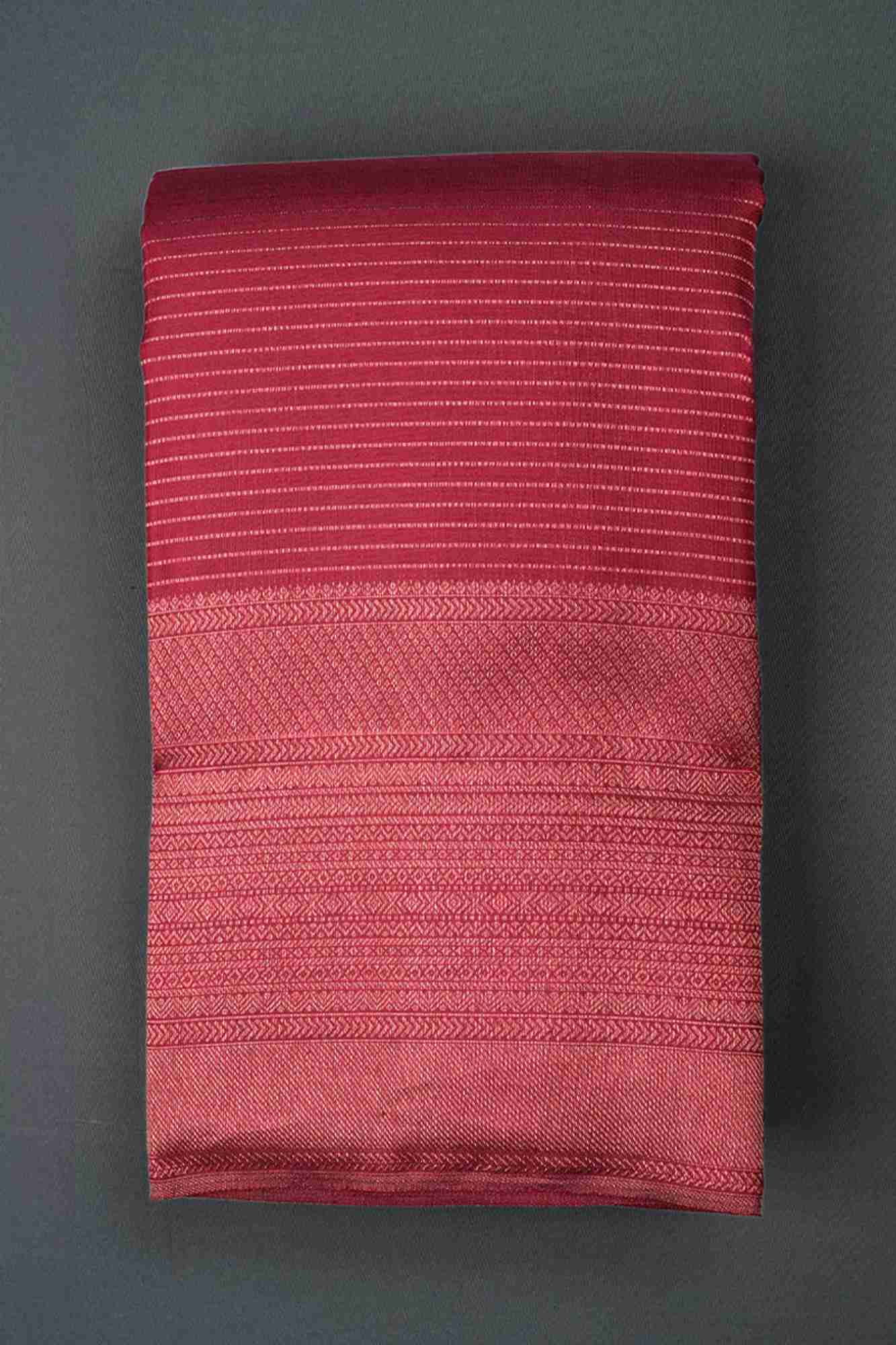 Wine Red Kanchipuram Saree