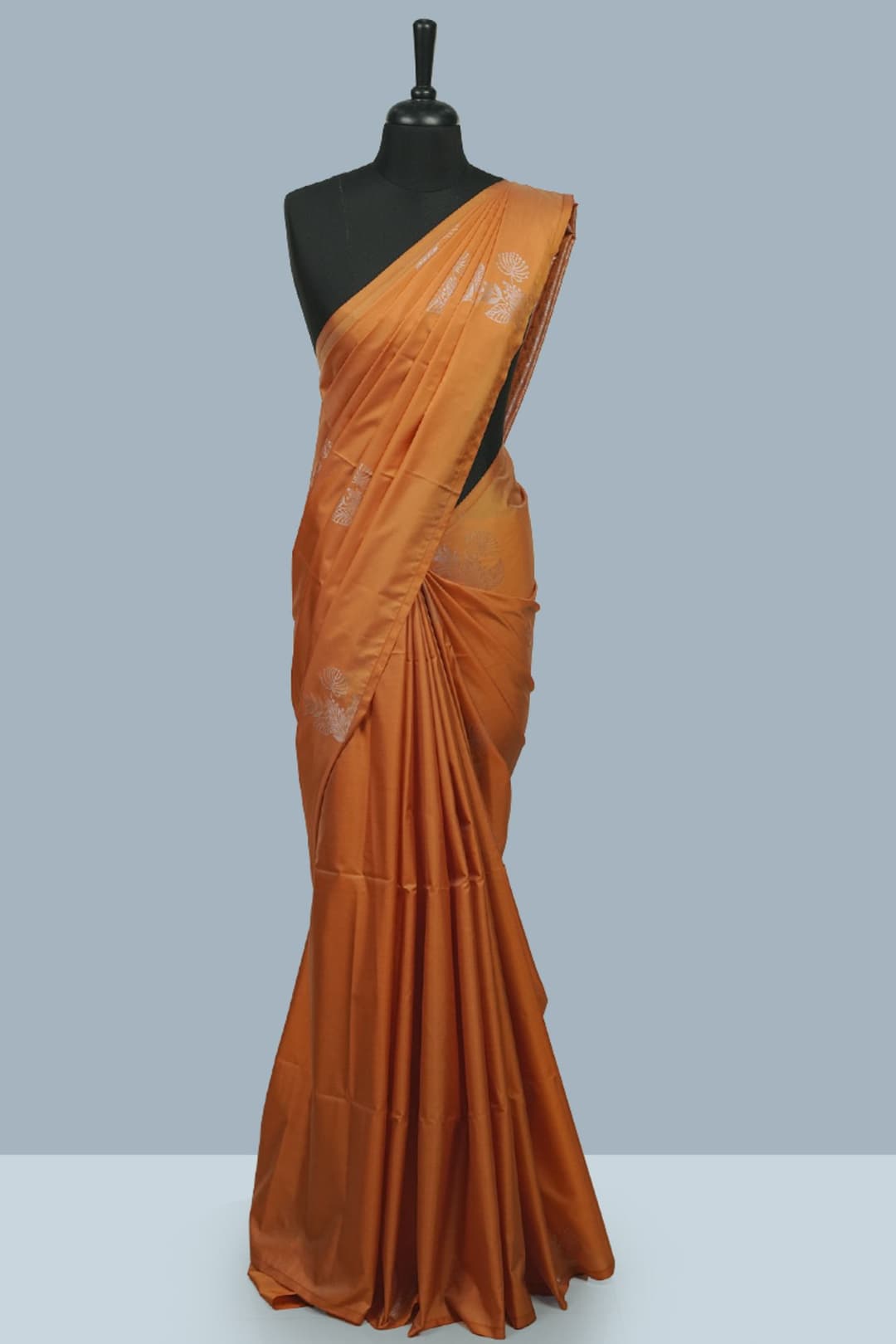 Chrome Yellow Semi Silk Saree