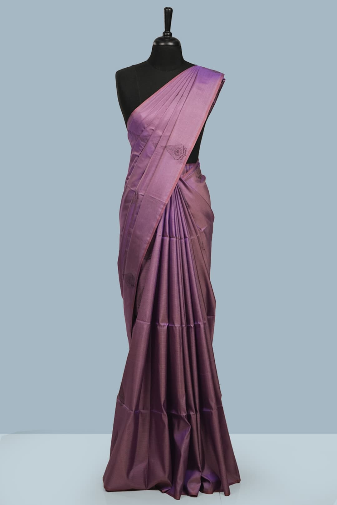 Light Purple Art Silk Saree