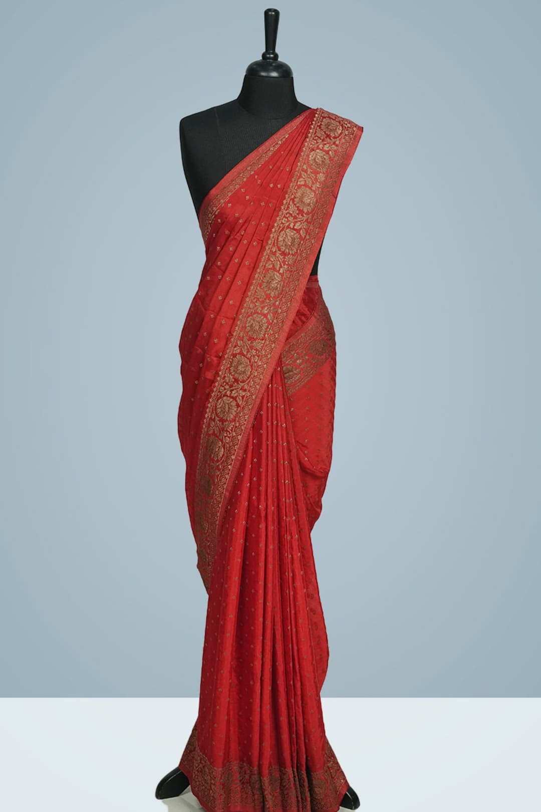 Red Banarasi Saree