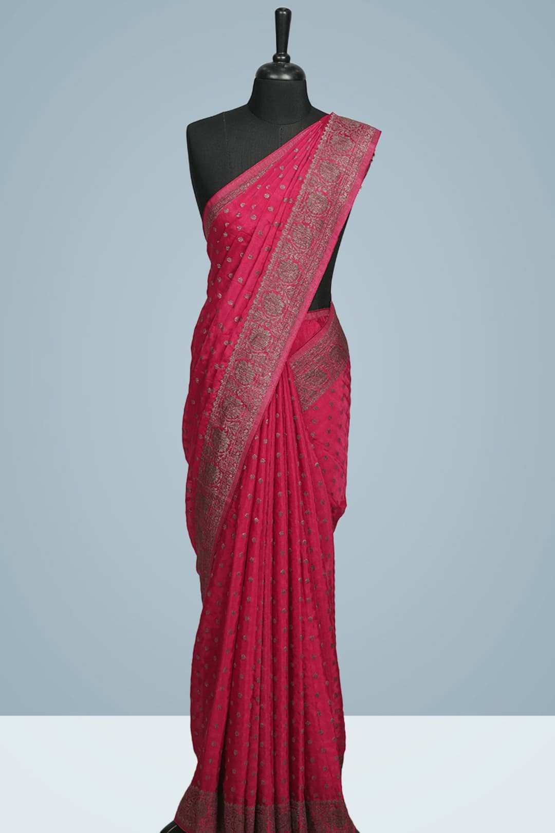 Wild Berry  Banarasi Saree